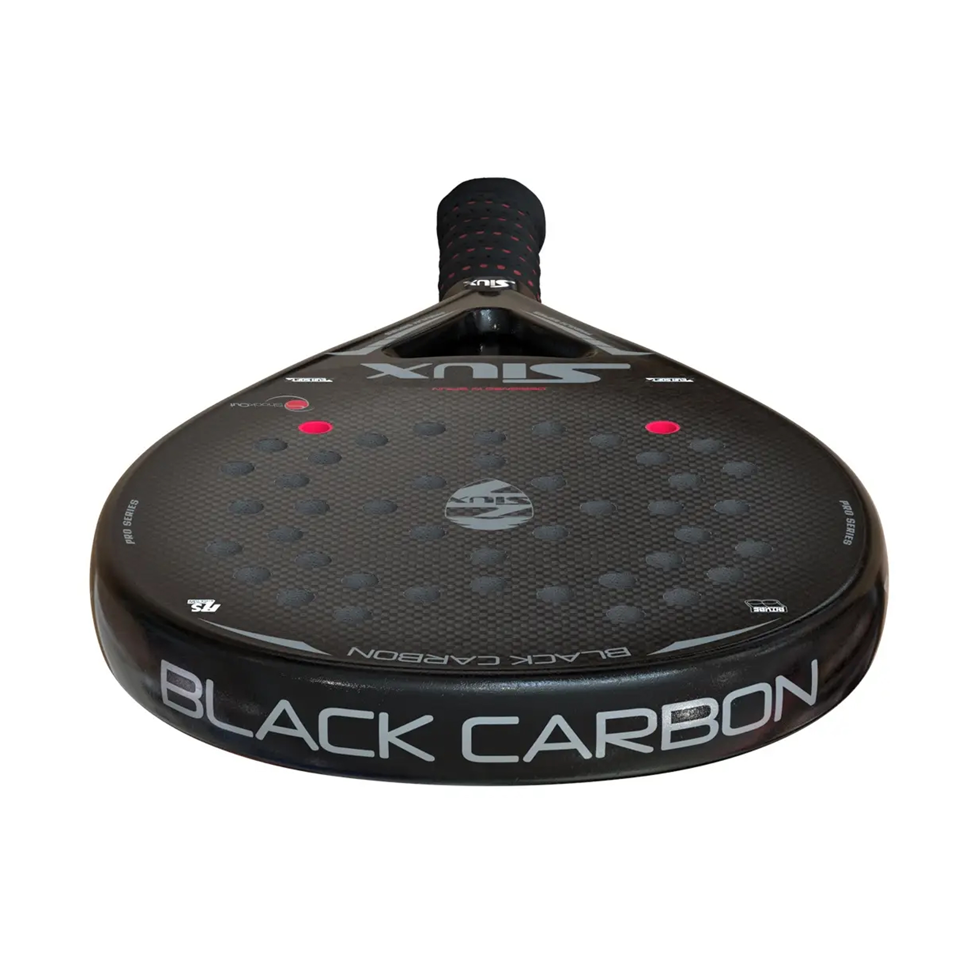 Siux Black Carbon Glossy Sandy – raquete de padel profissional com equilíbrio e controlo perfeitos - imagem 3